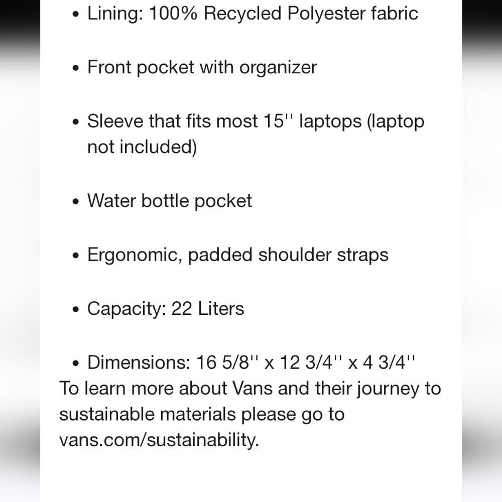 Vans Old Skool Check Backpack - Picture 9 of 12